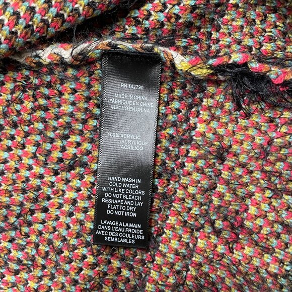 MAXSPORT SWEATER CARDIGAN AZTEC TRIBAL COLORFUL COZY SIZE S HOODED FALL AUTUMN - Picture 6 of 9